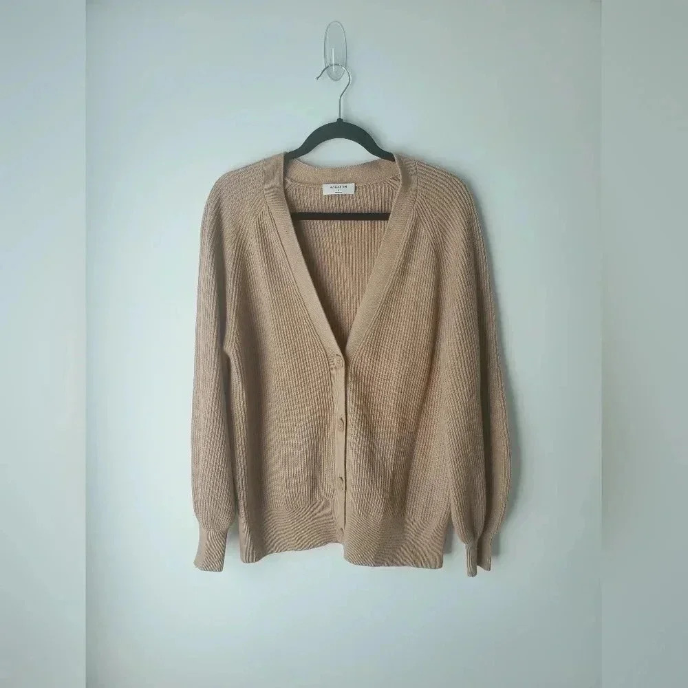 Babaton Bespoke Cardigan camel  color